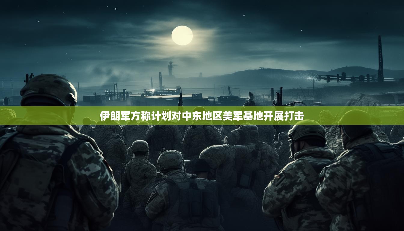 伊朗军方称计划对中东地区美军基地开展打击
