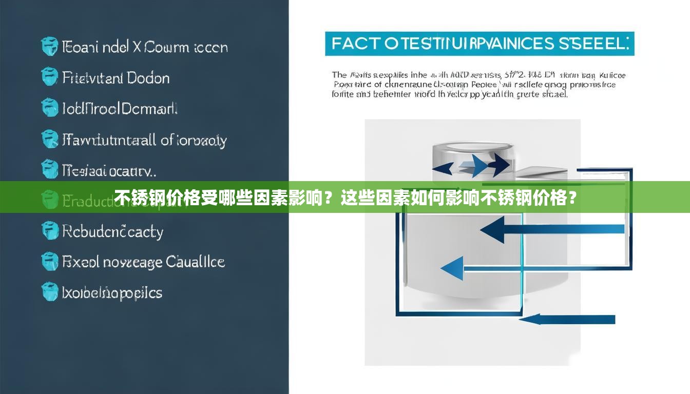 不锈钢价格受哪些因素影响？这些因素如何影响不锈钢价格？