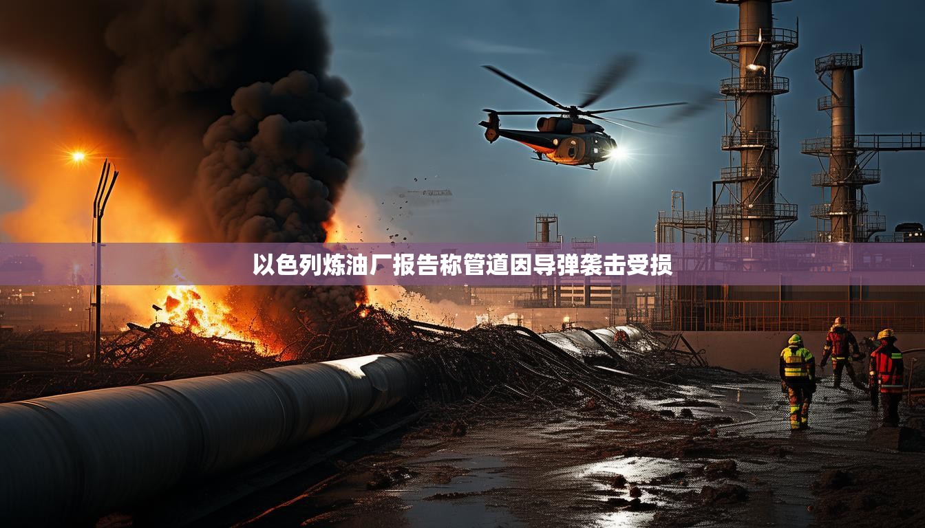 以色列炼油厂报告称管道因导弹袭击受损