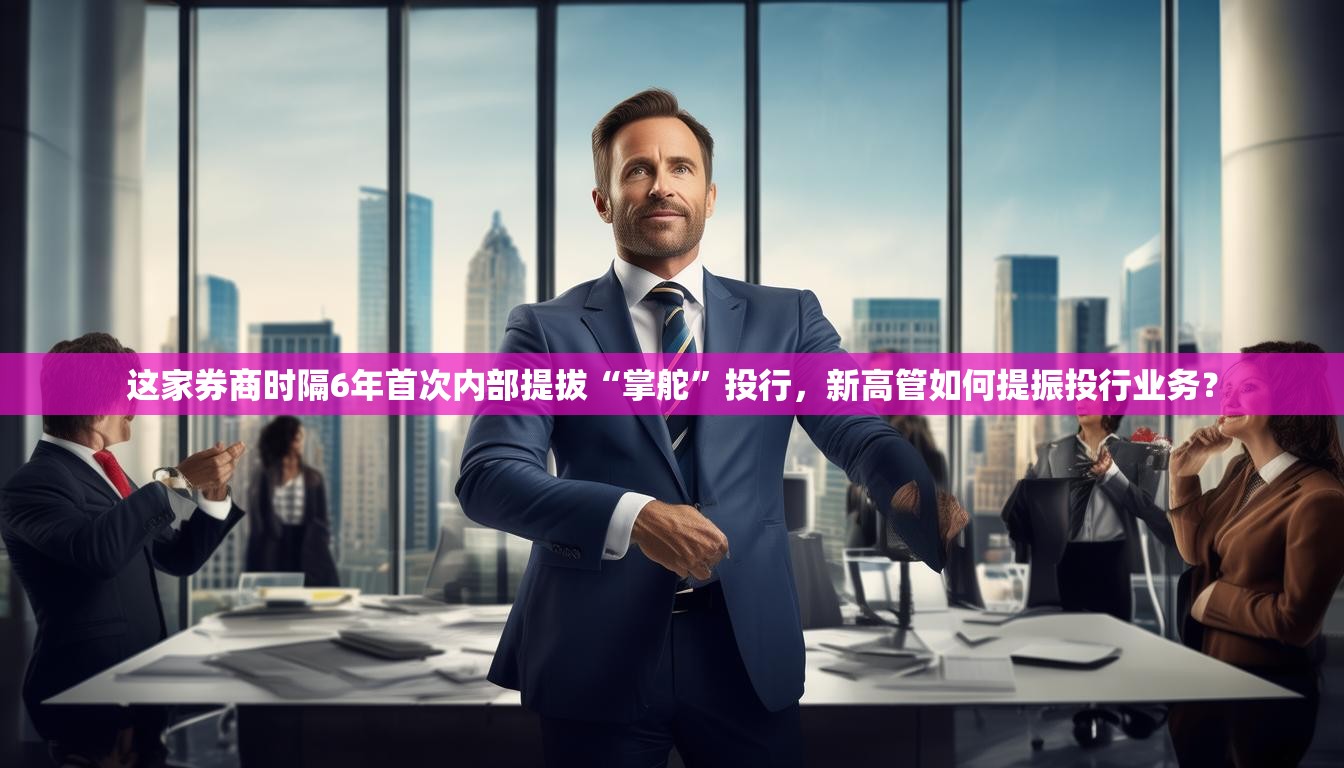 这家券商时隔6年首次内部提拔“掌舵”投行，新高管如何提振投行业务？