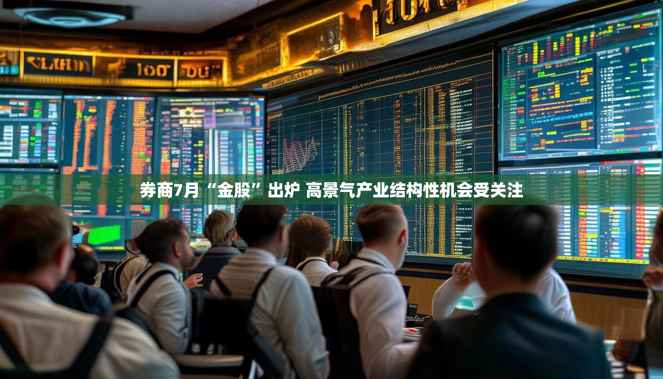 券商7月“金股”出炉 高景气产业结构性机会受关注
