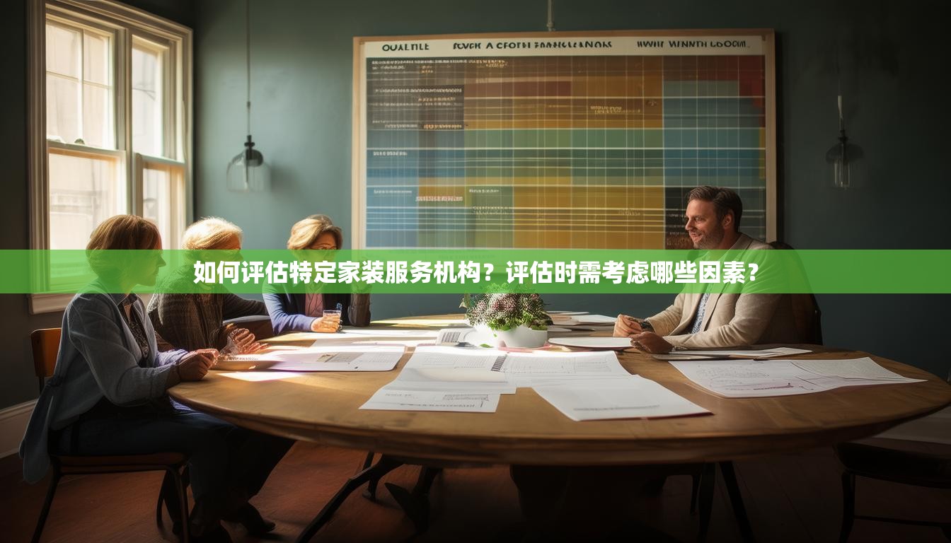 如何评估特定家装服务机构？评估时需考虑哪些因素？
