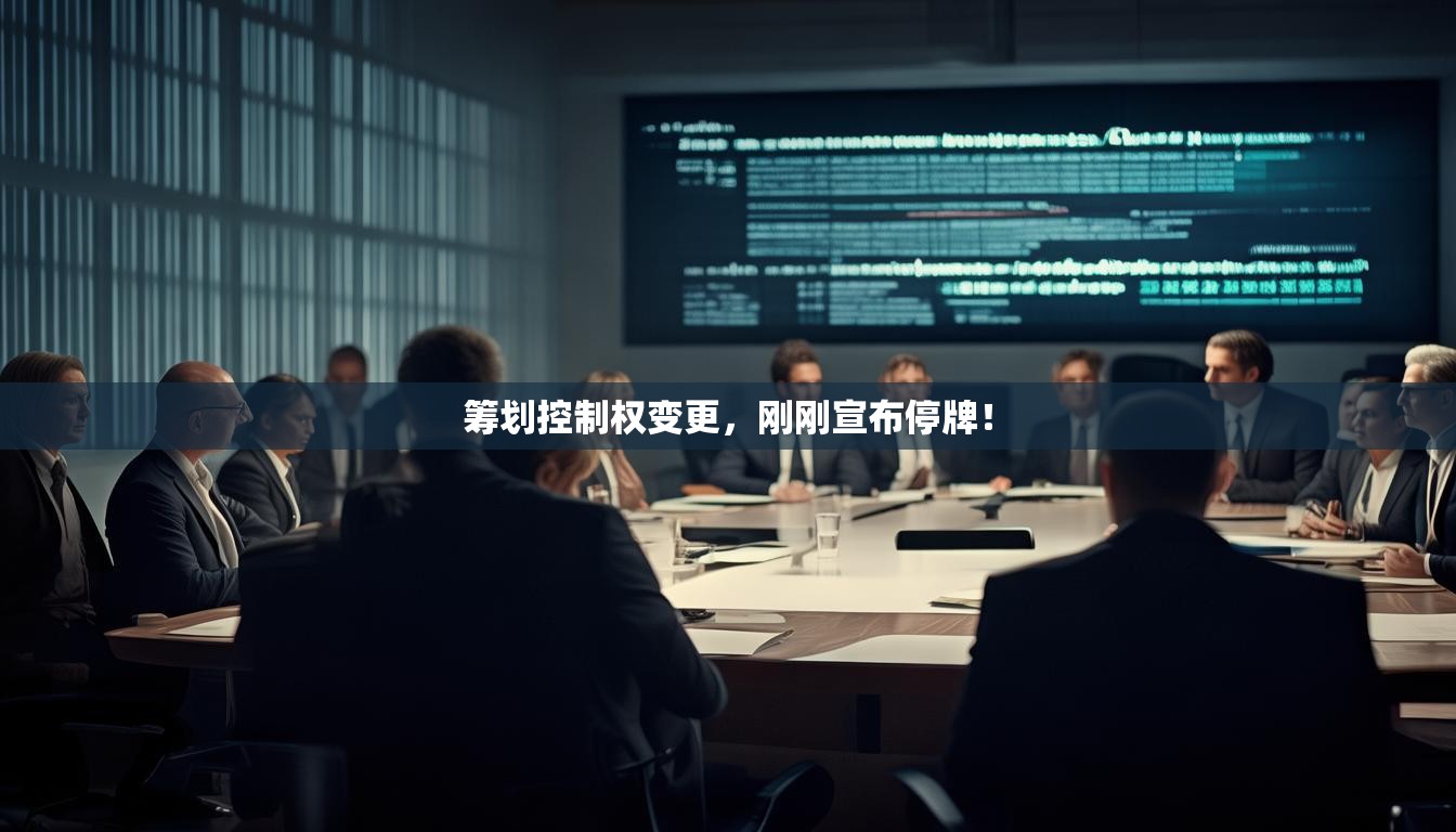 筹划控制权变更，刚刚宣布停牌！