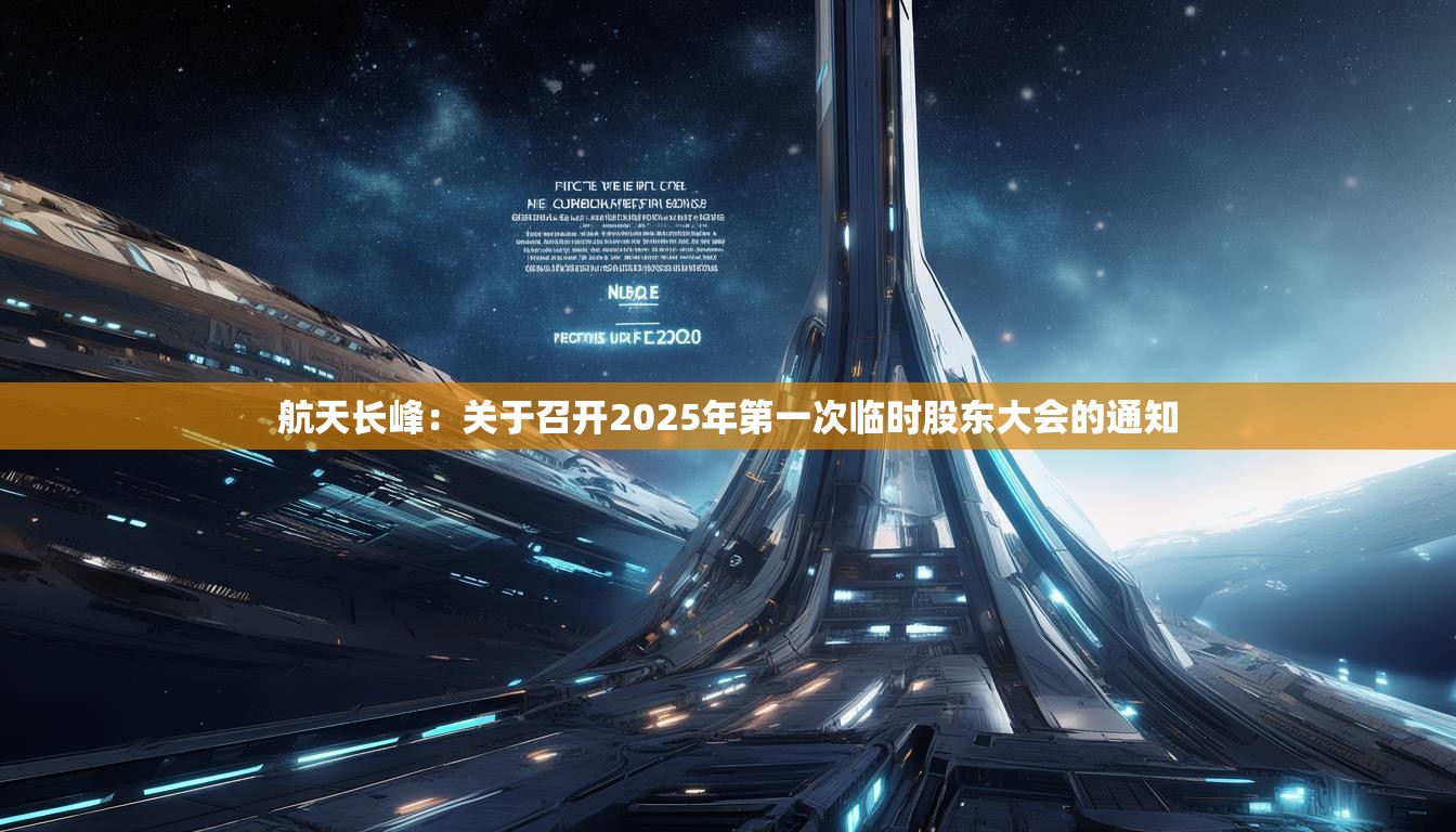 航天长峰：关于召开2025年第一次临时股东大会的通知