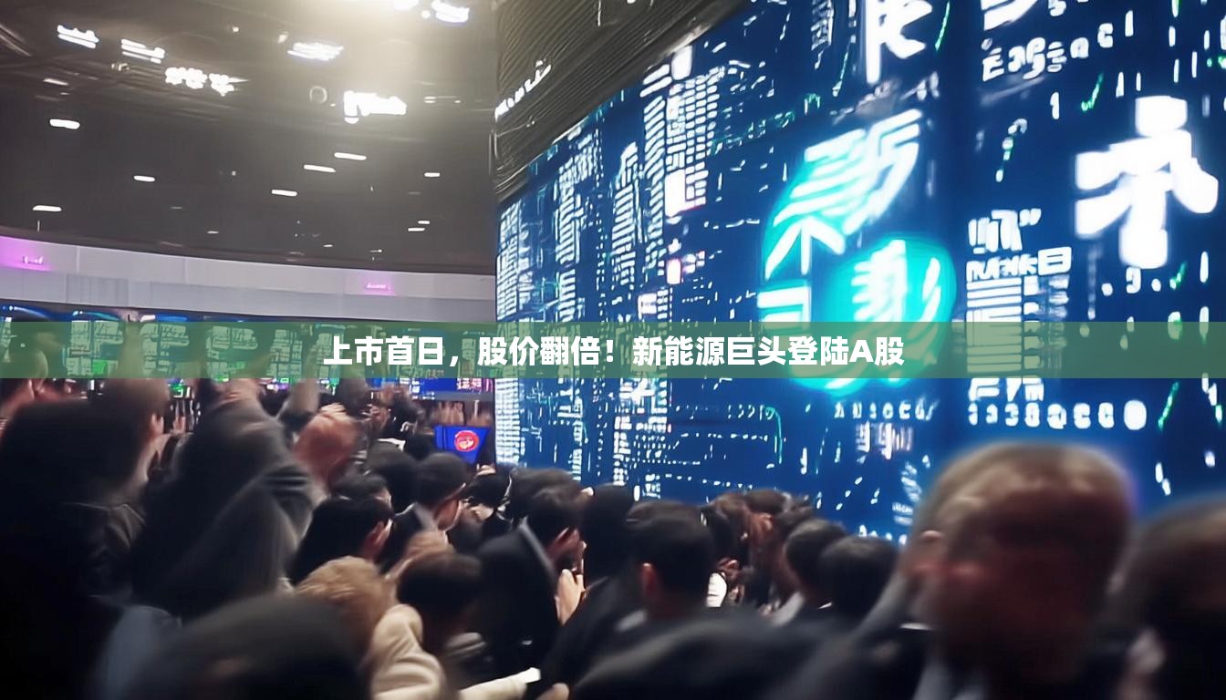上市首日，股价翻倍！新能源巨头登陆A股